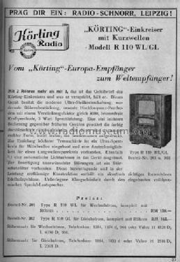 R110GL; Körting-Radio; (ID = 1503160) Radio