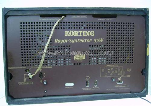 Royal-Syntektor 55W; Körting-Radio; (ID = 338288) Radio