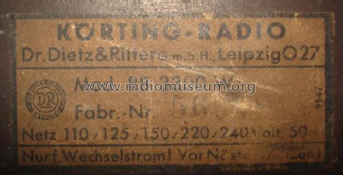 Saxonia RB3300W; Körting-Radio; (ID = 2965679) Radio