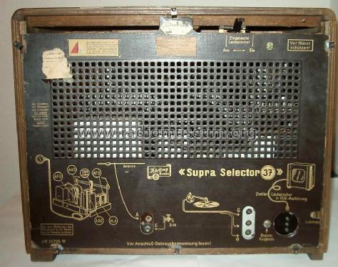 Supra-Selector 37 SB4346W; Körting-Radio; (ID = 19372) Radio