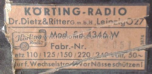 Supra-Selector 37 SB4346W; Körting-Radio; (ID = 1961087) Radio