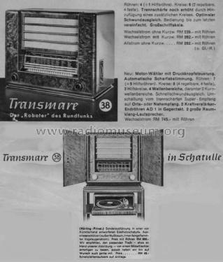 Transmare 38W Privat SB7440W; Körting-Radio; (ID = 2682067) Radio