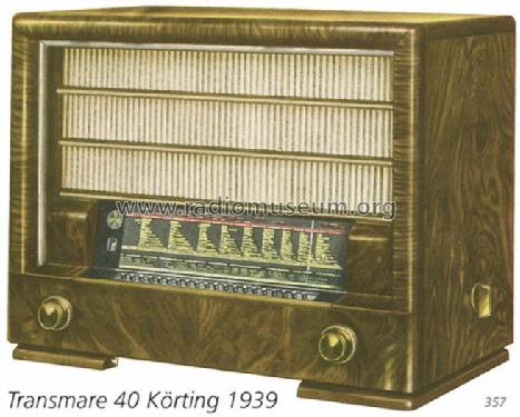 Transmare 40WK; Körting-Radio; (ID = 341) Radio