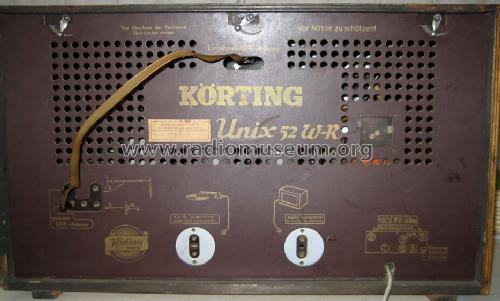 Unix 52 W-R; Körting-Radio; (ID = 469448) Radio