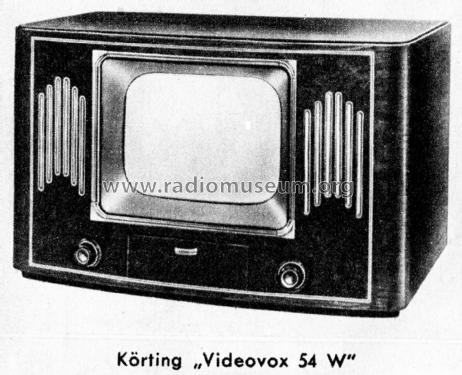 Videovox 54W; Körting-Radio; (ID = 2876447) Television