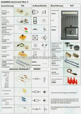 electronic XN1000; Kosmos, Franckh´sche (ID = 437905) Bausatz