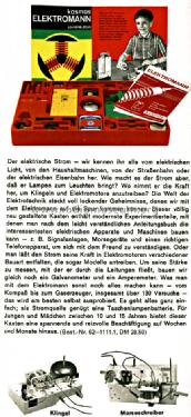 Elektromann 130 Versuche; Kosmos, Franckh´sche (ID = 1049529) Kit