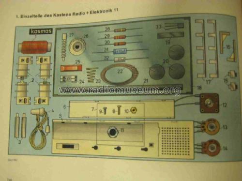 Radio + Elektronik 11 ; Kosmos, Franckh´sche (ID = 502267) Kit