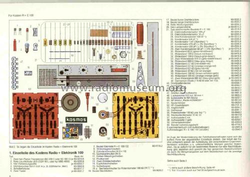 Radio + Elektronik Grundkasten 100; Kosmos, Franckh´sche (ID = 149174) Kit