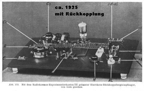 Radio-Experimentierkasten III ; Kosmos, Franckh´sche (ID = 96768) Kit