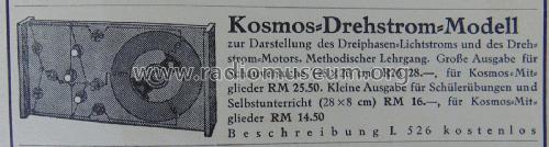 Drehstrom-Modell ; Kosmos, Franckh´sche (ID = 2269147) Equipment