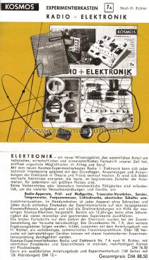 Radio und Elektronik 7A Grundkasten; Kosmos, Franckh´sche (ID = 2270842) Kit