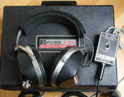 Stereo Headphones ESP-6; Koss Corporation; (ID = 1391315) Parleur