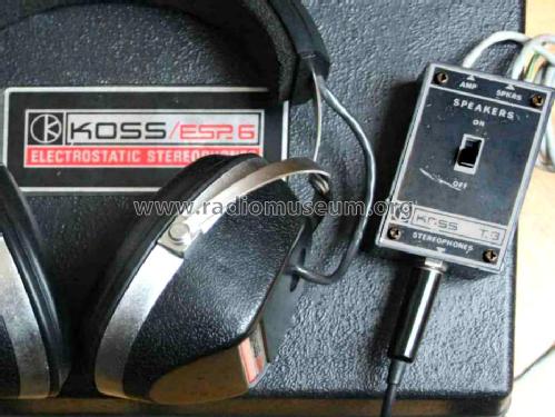 Stereo Headphones ESP-6; Koss Corporation; (ID = 1391316) Speaker-P