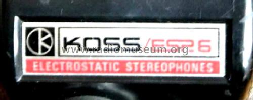 Stereo Headphones ESP-6; Koss Corporation; (ID = 1391321) Parlante