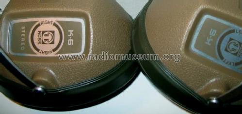 Stereo Headphones K-6; Koss Corporation; (ID = 756250) Speaker-P