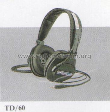 Stereo Headphones TD/60; Koss Corporation; (ID = 2221505) Speaker-P