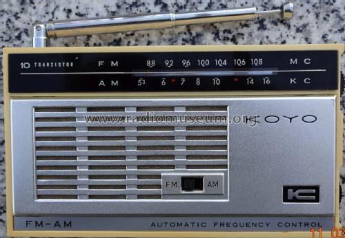 10 Transistor IC FM-AM Automatic Frequency Control KTR-1024; Koyo Denki Co. Ltd.; (ID = 2234966) Radio