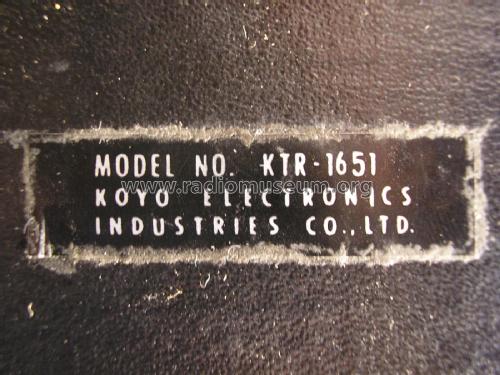 KTR-1651; Koyo Denki Co. Ltd.; (ID = 1970274) Radio