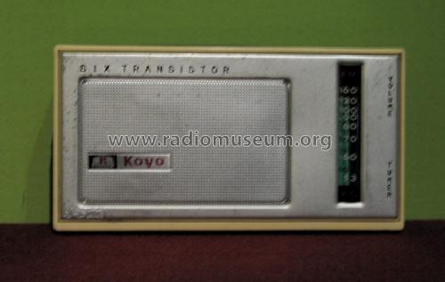 Six Transistor Deluxe KTR-624; Koyo Denki Co. Ltd.; (ID = 1215114) Radio