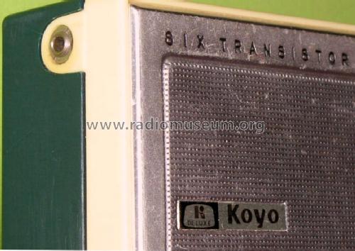 Six Transistor Deluxe KTR-624; Koyo Denki Co. Ltd.; (ID = 1215117) Radio