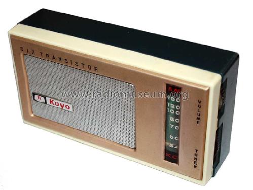 Six Transistor Deluxe KTR-624; Koyo Denki Co. Ltd.; (ID = 1772587) Radio