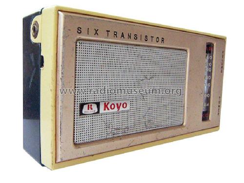 Six Transistor Deluxe KTR-624; Koyo Denki Co. Ltd.; (ID = 943785) Radio