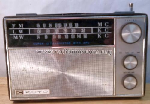 Super 13 Transistor With AFC KTR-1361; Koyo Denki Co. Ltd.; (ID = 2896692) Radio