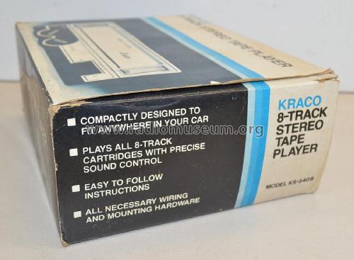 8 Track Auto Stereo KS-340B; Kraco Enterprises (ID = 2848095) R-Player