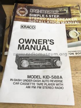 Dashmaster KID-588A; Kraco Enterprises (ID = 2824590) Autoradio