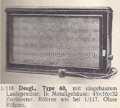 60W; Kramolin; München (ID = 1477076) Radio