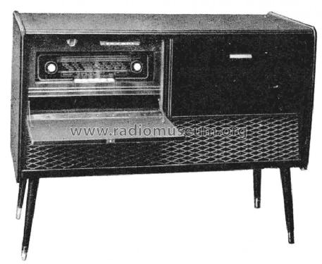 Musiktruhe K600 Fläming II ; Krechlok KG, W.; (ID = 87497) Radio