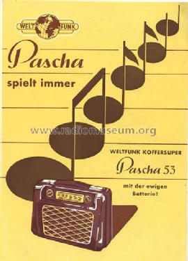 Pascha 53-1; Krefft AG, W.; (ID = 443294) Radio