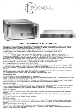 KSA-100 ; Krell Industries, (ID = 1450875) Verst/Mix