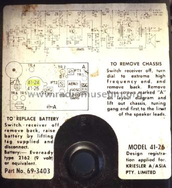 Playway 41-24 Ch= 89-2; Kriesler Radio (ID = 1298091) Radio