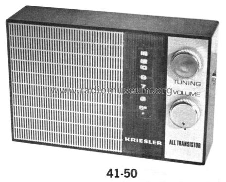 Playtime All Transistor 41-50; Kriesler Radio (ID = 1618212) Radio