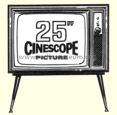 Cinescope Fineline Lowboy T103A Ch= 79-23; Kriesler Radio (ID = 2490200) Télévision