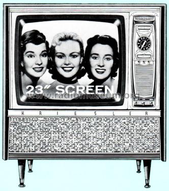 Triple Throat Powermatic Consolette Deluxe 121-32 Ch= 79-4; Kriesler Radio (ID = 2236356) Television
