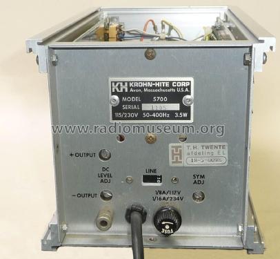 Function Generator 5700; Krohn-Hite Corp.; (ID = 2234269) Equipment