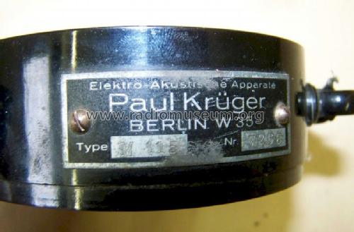 Reisz-Mikrofon M115; Krüger, Paul, (ID = 1308391) Microphone/PU