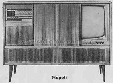 Fernseh-Stereo-Konzerttruhe Napoli 65 Ch= 664 & 1723; Kuba Kuba-Imperial, (ID = 324842) TV Radio