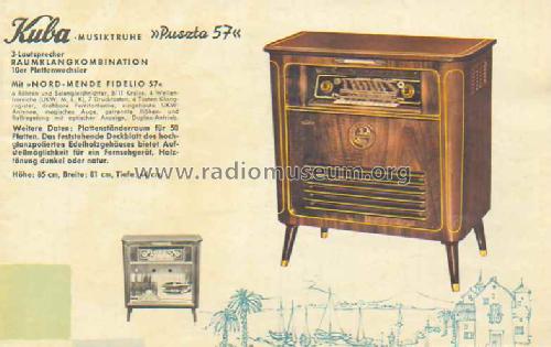 Puszta 57 Ch= Fidelio 57; Kuba Kuba-Imperial, (ID = 213662) Radio