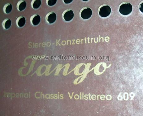 Stereo-Konzerttruhe Tango Imperial Chassis Vollstereo 609; Kuba Kuba-Imperial, (ID = 917728) Radio