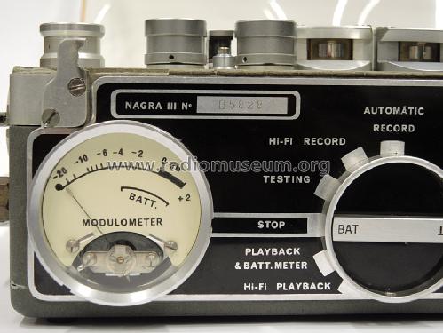 Nagra III B, BH; Kudelski SA; (ID = 1552979) R-Player