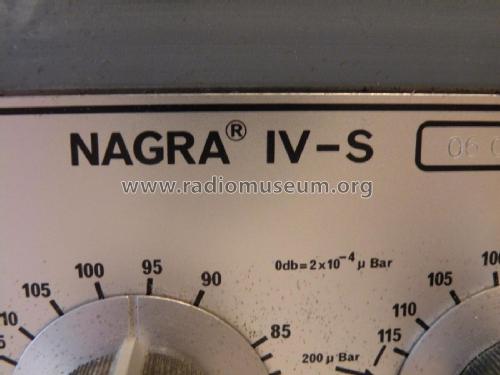 Nagra IV-S ; Kudelski SA; (ID = 2177387) R-Player