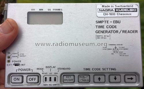 Nagra SMPTE-EBU Time Code Generator / Reader ; Kudelski SA; (ID = 1795795) Misc