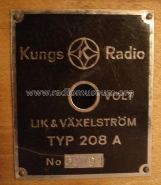 208A; Kungs Brand; (ID = 2624844) Radio