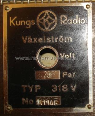 318V; Kungs Brand; (ID = 2633103) Radio