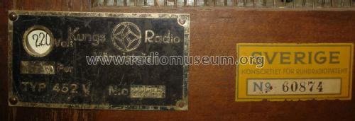 452V; Kungs Brand; (ID = 2634714) Radio