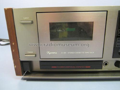 Stereo Cassette Tape Deck D-801; Kyocera Corporation (ID = 1406172) R-Player